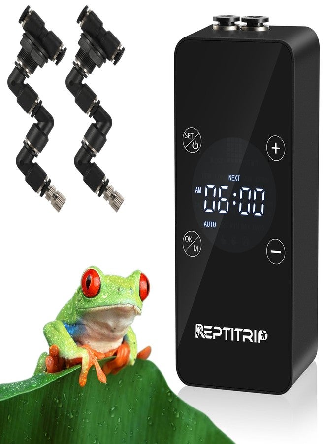 REPTITRIP Reptile Mister With Inner Clock, Easy to Setup Misting Timer for Reptile Tanks, DIY Misting System for Amphibians, and Rainforest Plants - Image 1